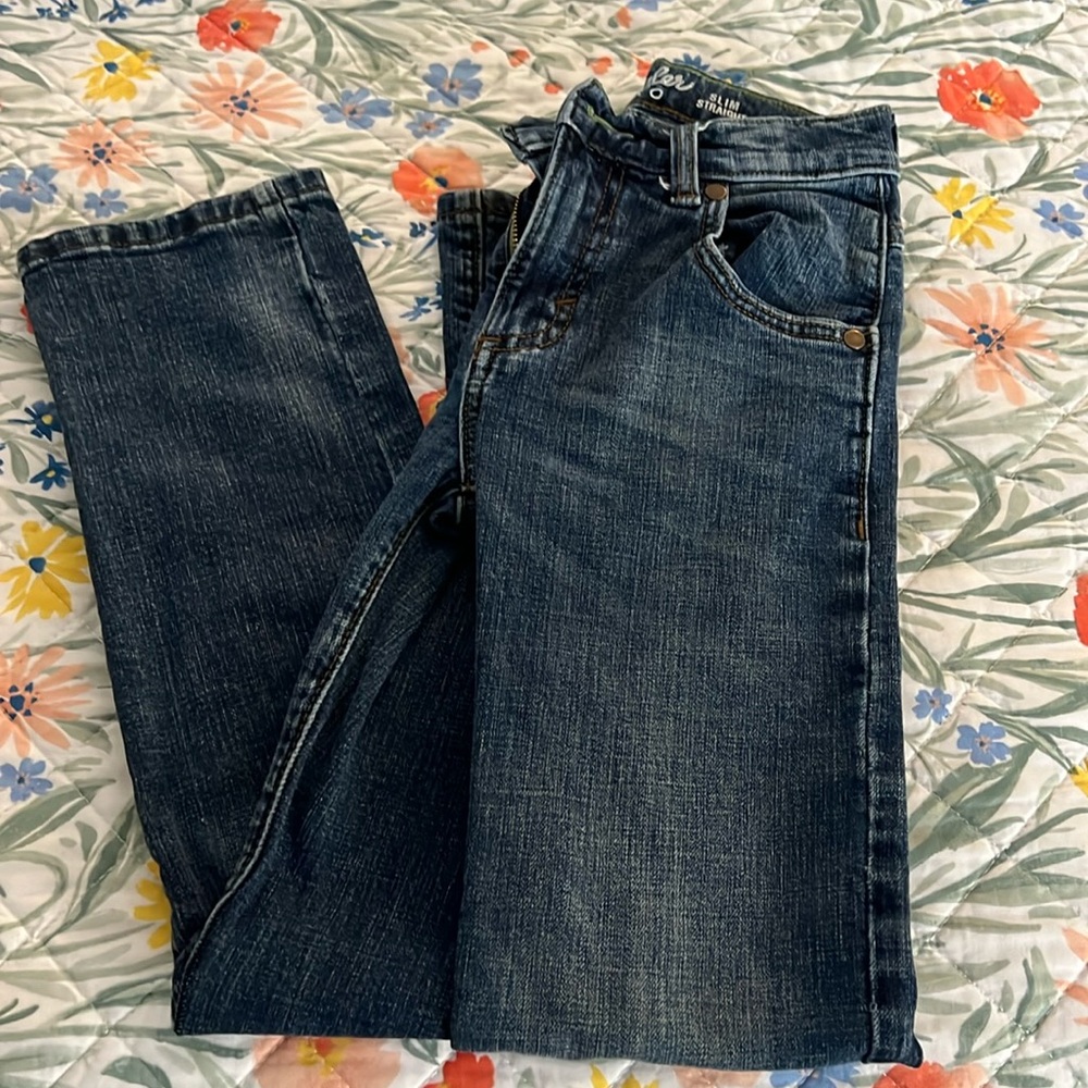 Boys retro wrangler blue jeans